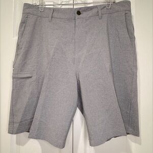 Panama Jack Shorts Men's Size 38 Gray Golf 4 Way Stretch Beach Quick Dry